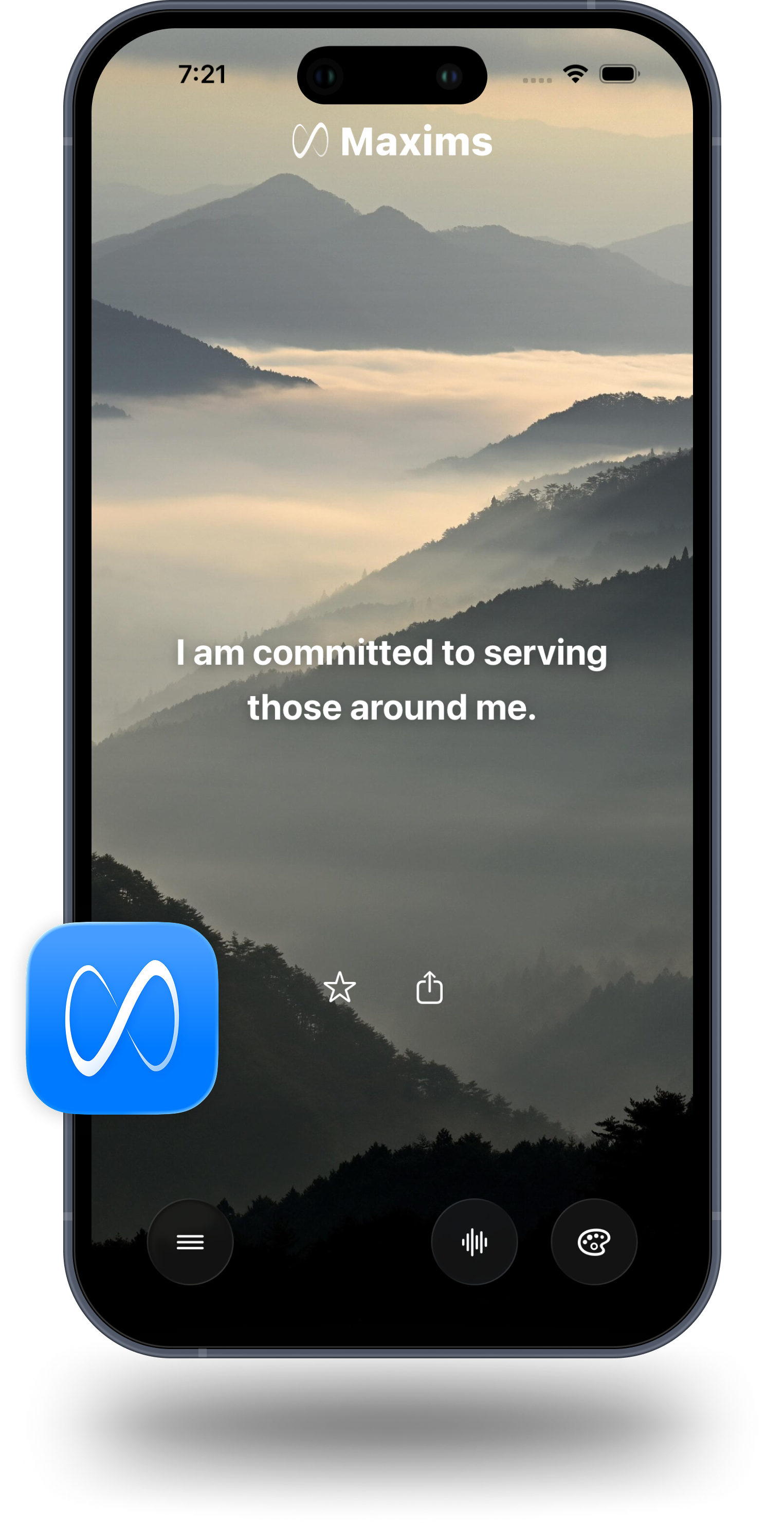 Maxims App Preview